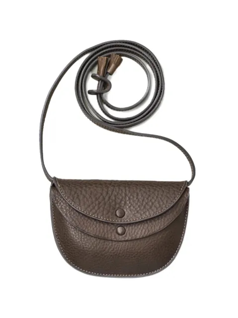 Kaptain Sunshine x Lady White Co pebble-grain shoulder bag Brown LWKSAC015PEBBLE