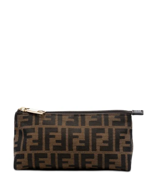 Fendi Pre-Owned 2000-2010 Zucca Canvas pouch Brown VXWDRC1PW12YPZ87