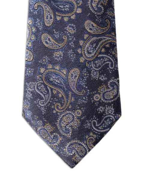 Hackett London paisley-patterned tie Blue HM0500140
