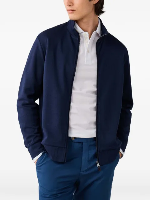 Hackett London zip-up sweatshirt Blue HM5800127