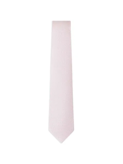 Hackett London textured tie Pink HM0500129