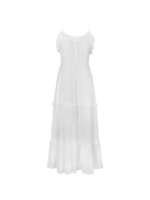 MAISON HOTEL sleeveless flared dress White 14809
