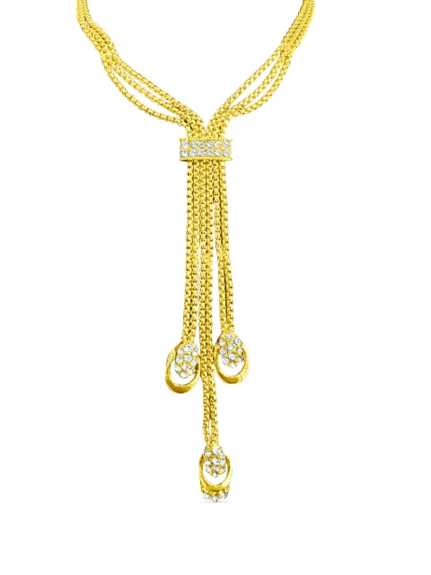 HZMER JEWELLERY Saundarya multi-chain necklace Gold MCSNG184