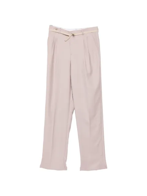 Brioni silk drawstring trousers Pink RPAI0LOA3065700