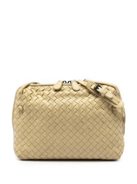 Bottega Veneta Pre-Owned 2012-2026 Nappa Intrecciato Nodini crossbody bag Yellow ZQ67OZDRAT039CJM
