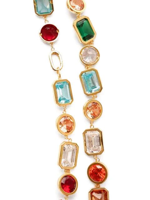 Izabel Display Mega cubic-zirconia-embellished long necklace Gold CCMNMG140
