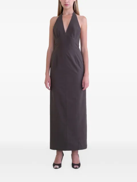 BELLE ANNA Helia maxi dress Brown SS26DR16