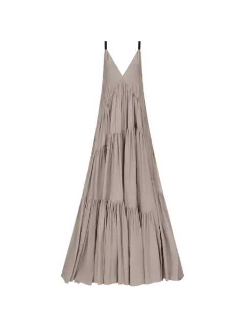 TEMILY tiered sleeveless maxi dress Grey EBTDTG02STRM