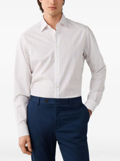Hackett London check-pattern shirt White HM3010748