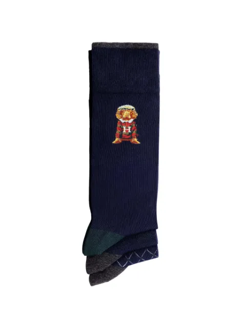 Hackett London Harry socks (pack of three) Blue HMU300081