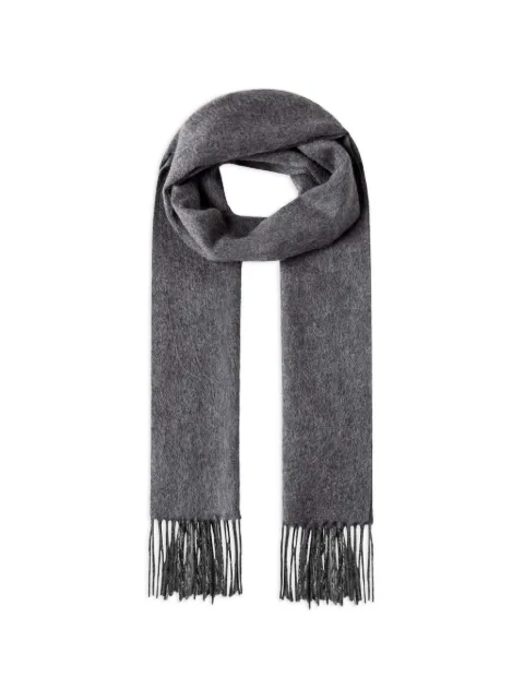 Hackett London fringed-edge scarf Grey HM0400108