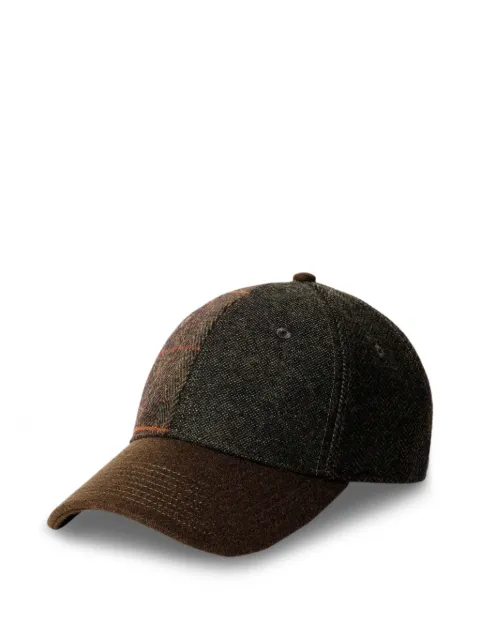 Hackett London patchwork cap Green HM0400106