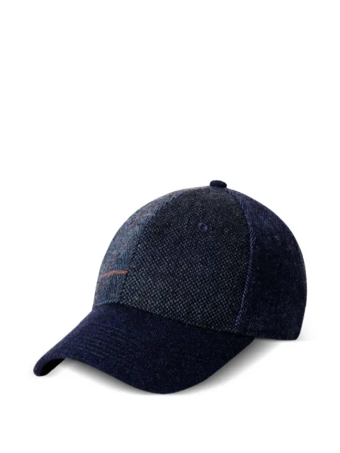 Hackett London patchwork cap Blue HM0400106