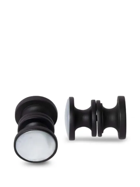 Hackett London Bachelor cufflinks Black HM100998