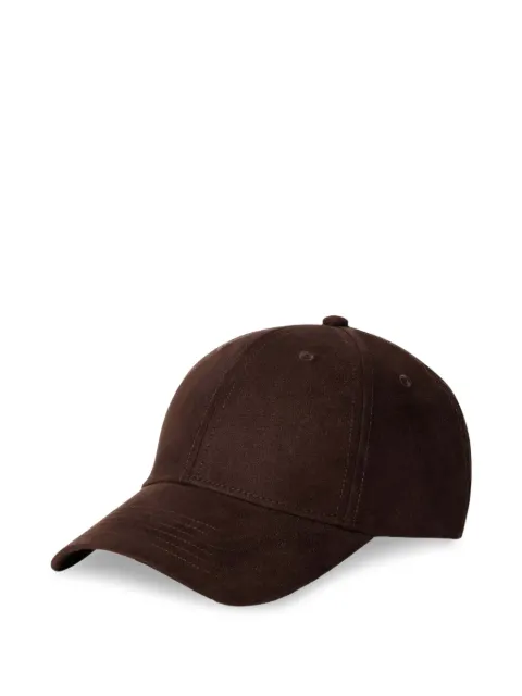 Hackett London suede-finish cap Brown HM0400103