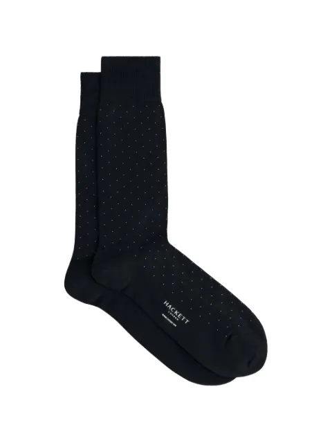 Hackett London polka-dot socks Blue HMU30052