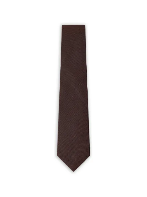 Hackett London pointed-tip tie Brown HM053175