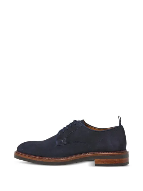 Hackett London Egmont Fine suede derby shoes Blue HMS21487