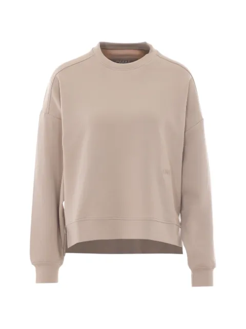 OWN logo-embroidered sweatshirt Neutrals LHO210104
