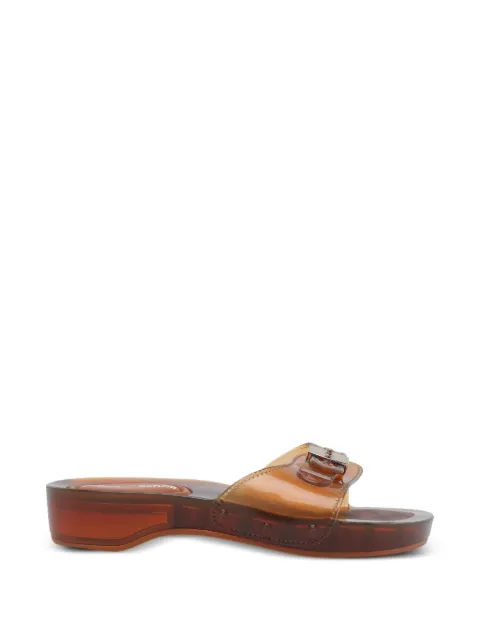 Melissa x Scholl Pescura buckle-detail sandals Brown F012482350