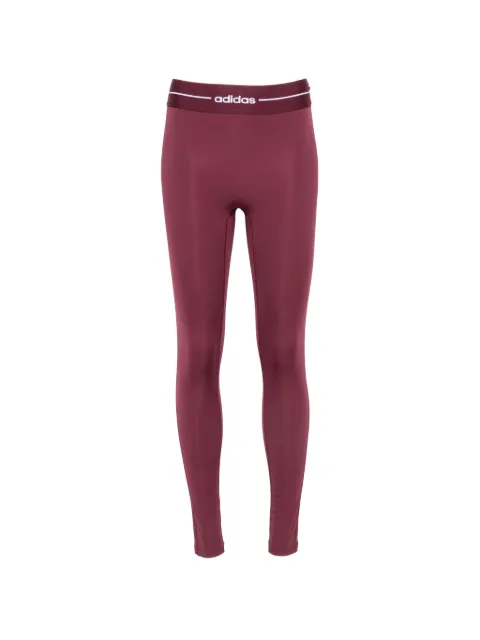 adidas logo-waistband leggings Red KC7675