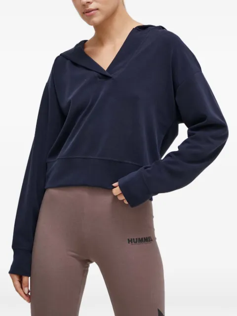 Casall v-neck hoodie Blue 23225