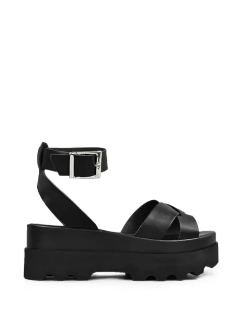 Altercore Zoe buckle-fastening platform sandals Black ZOEBLACK