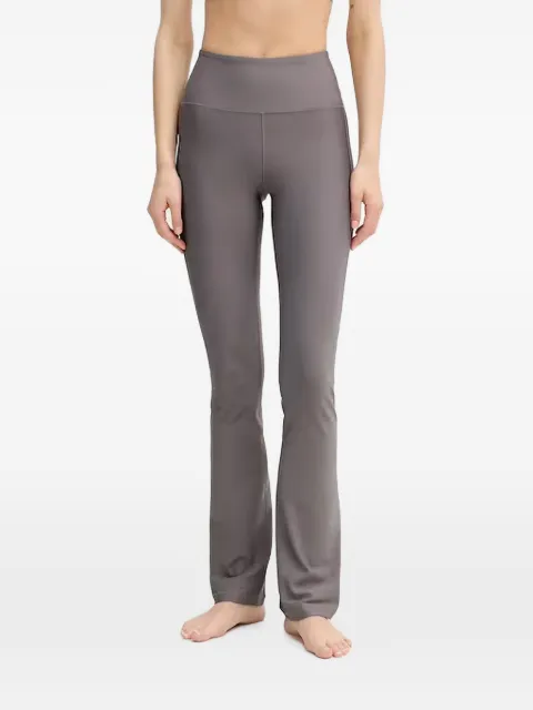 Casall logo-print flared performance trousers Grey 23150