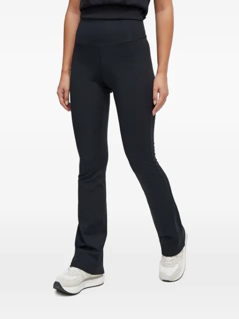 Casall logo-print flared trousers Black 23150