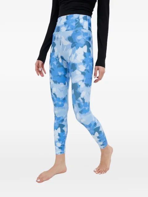 Casall floral-print leggings Blue 23166