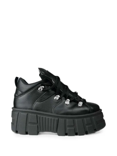 Altercore Logan platform lace-up sneakers Black LOGANBLACK