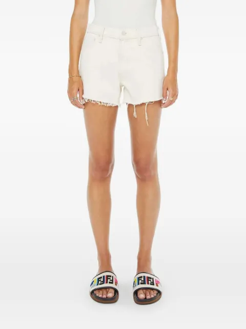 MOTHER The Dodger frayed shorts White 43131378