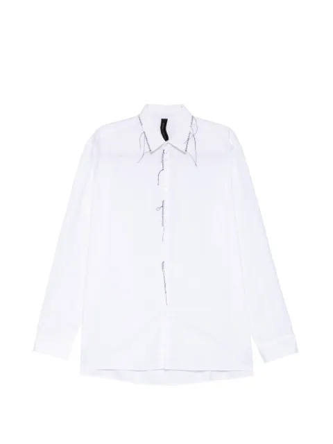 Giovanni Cavagna stitch-detail shirt White UCA0857