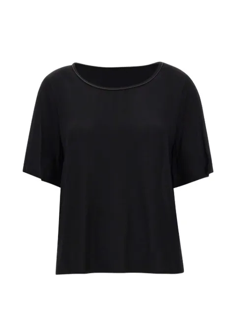 kaos side-slit T-shirt Black SP1OR0110001