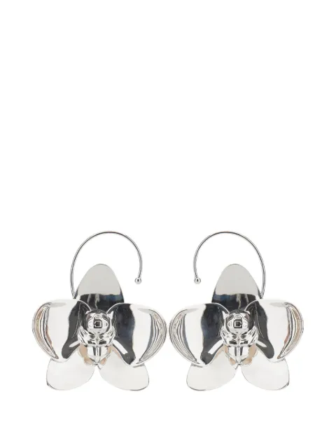 Casablanca Orchid ear cuffs Silver ASS26JW39101