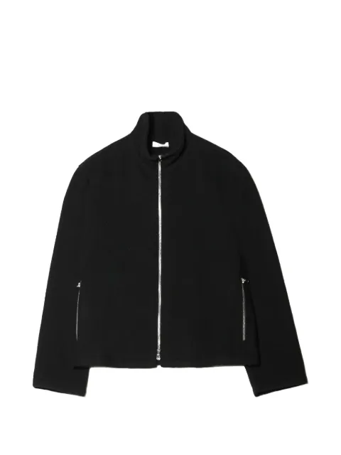 Rier zip-up fleece sweater Black NFL10X02