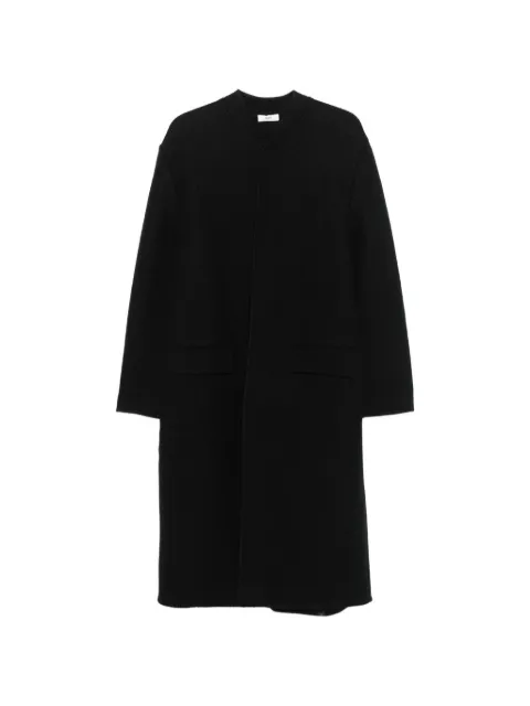 Rier Walker fleece-texture coat Black CTS3XCP