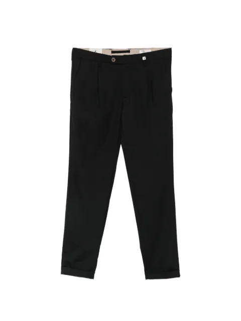 Myths pleated turn-up trousers Black 26M19L106
