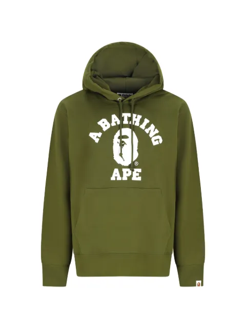 A BATHING APE® College Ape Head hoodie Green 001PPM301003M