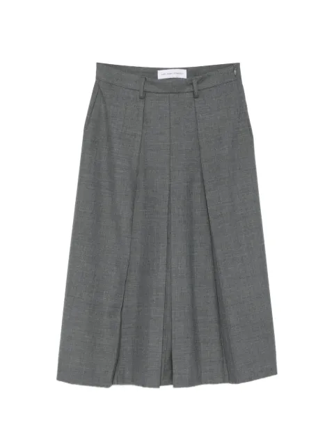 Marie Adam-Leenaerdt pleated-detail midi skirt Grey S6M80421500