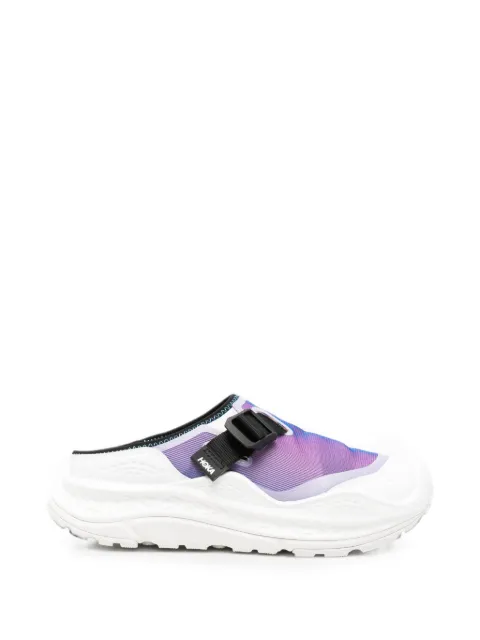 HOKA buckle-detail mules White 1171890