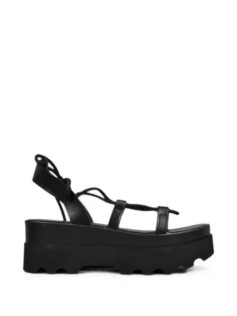 Altercore Sue lace-up platform sandals Black SUEBLACK