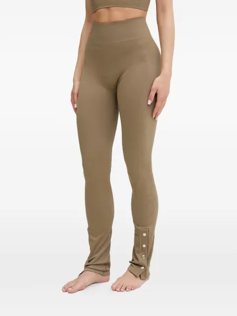 Casall ribbed leggings Brown 26145