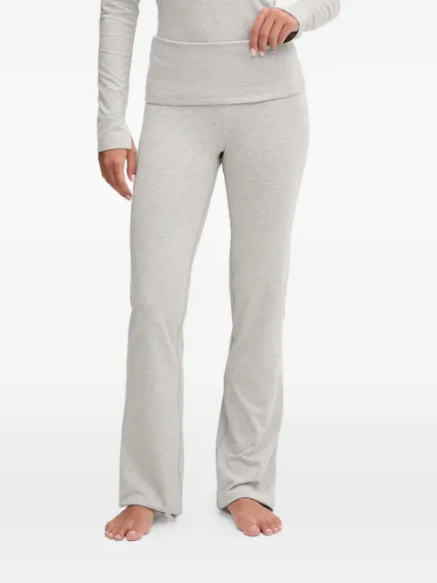 Casall logo-embroidered flared track pants Grey 25245