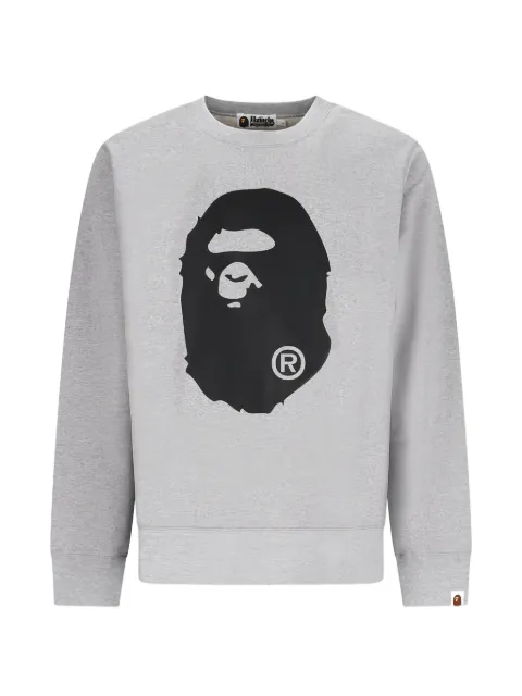 A BATHING APE® Ape Head sweater Grey 001SWM301006M
