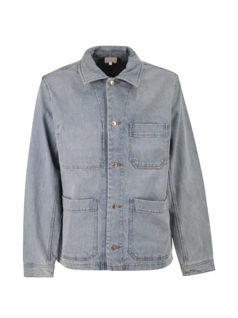 A.P.C. patch-pocket denim jacket Blue COHOAH32074IAB