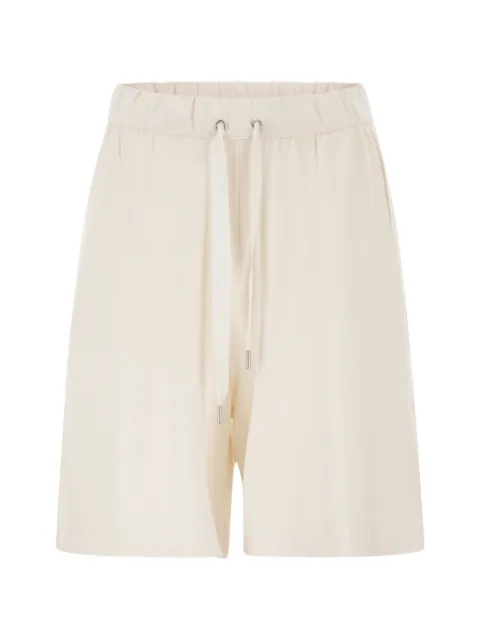 Majestic Filatures drawstring-waist jersey shorts Neutrals E26M003FPA210104