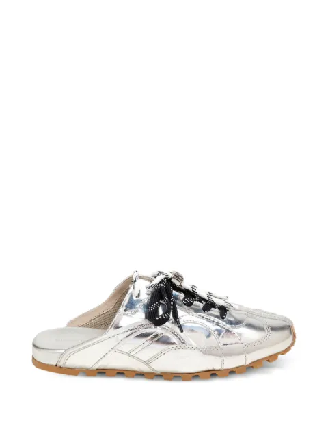 Dorothee Schumacher metallic-finish mule sneakers Silver 450720
