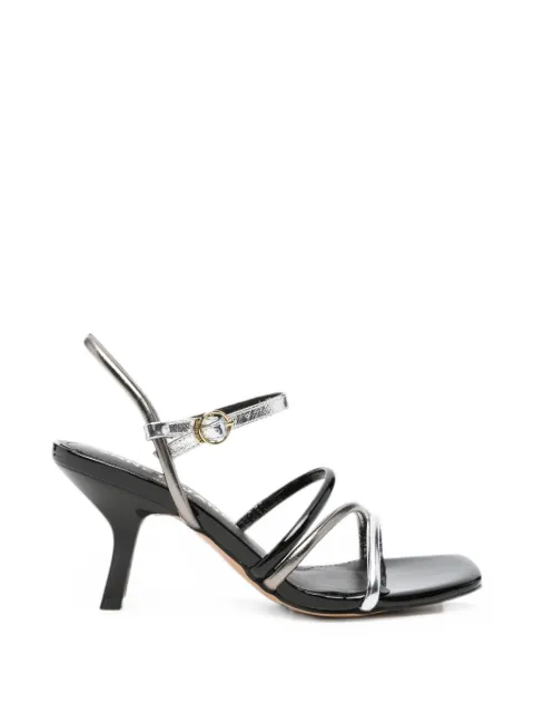 JANET & JANET multi-strap heeled sandals Black J781