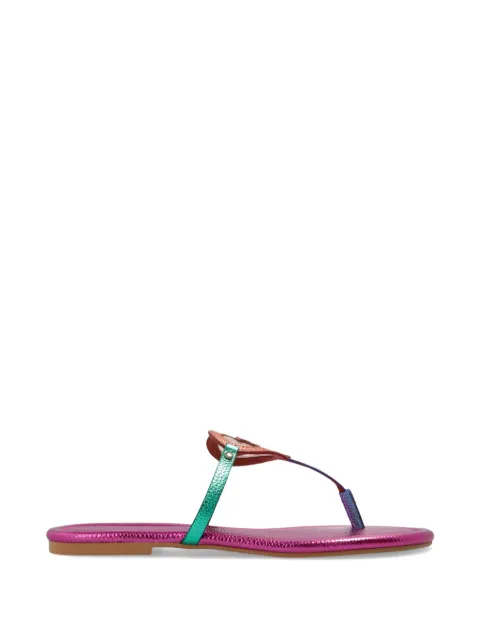 Kurt Geiger London Heart T-bar sandals Pink KURTHEARTTBARFLAT0